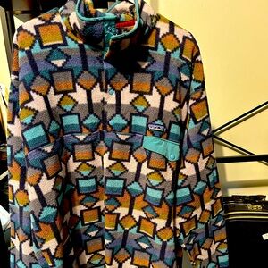 Patagonia Colorful Geometric Fleece Pullover